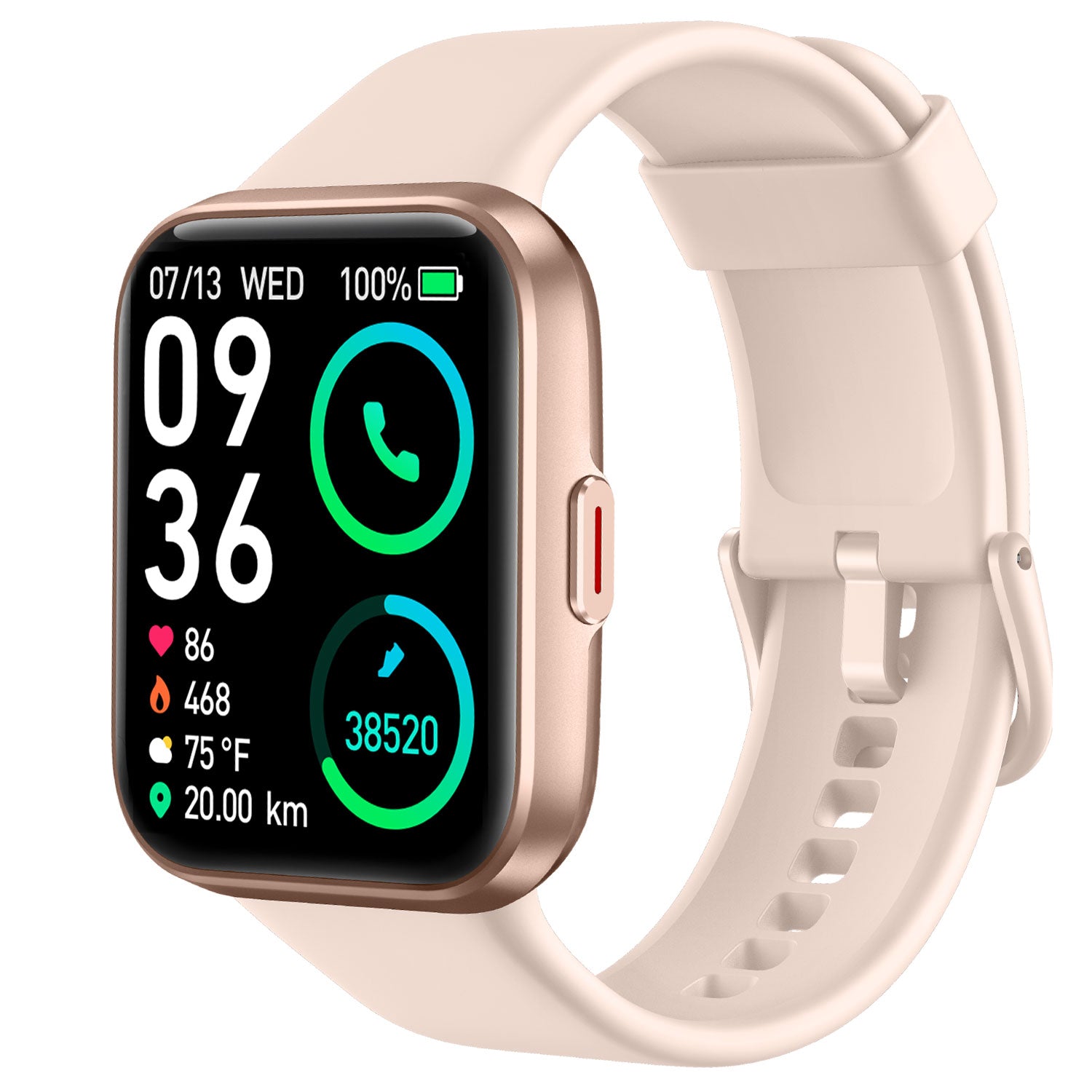 Smart Watch(Answer/Make Call), 1.85 Smartwatch for Men Women IP68  Waterproof, 100+ Sport Modes Fitness Activity Tracker, Heart Rate Sleep  Monitor