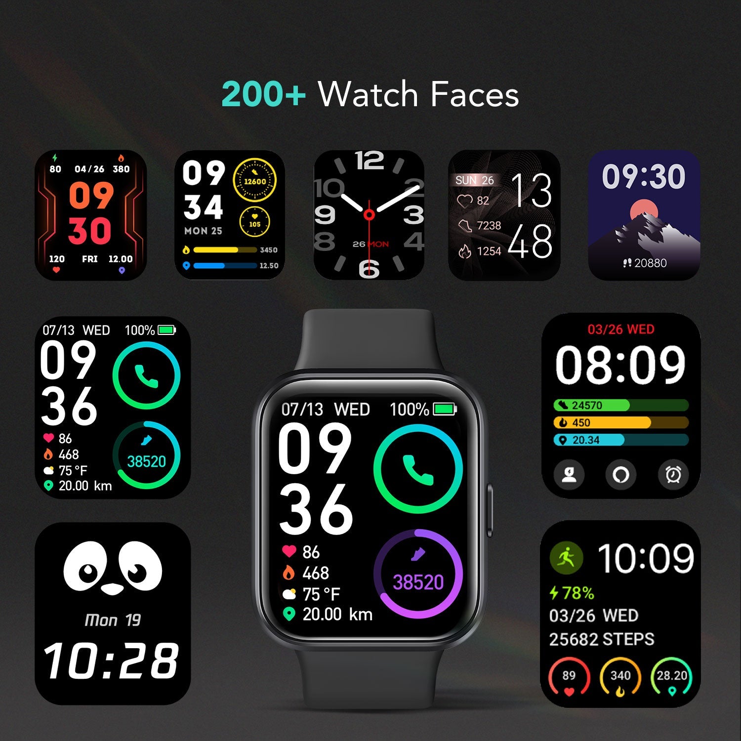 Tactical smart watch on sale v7