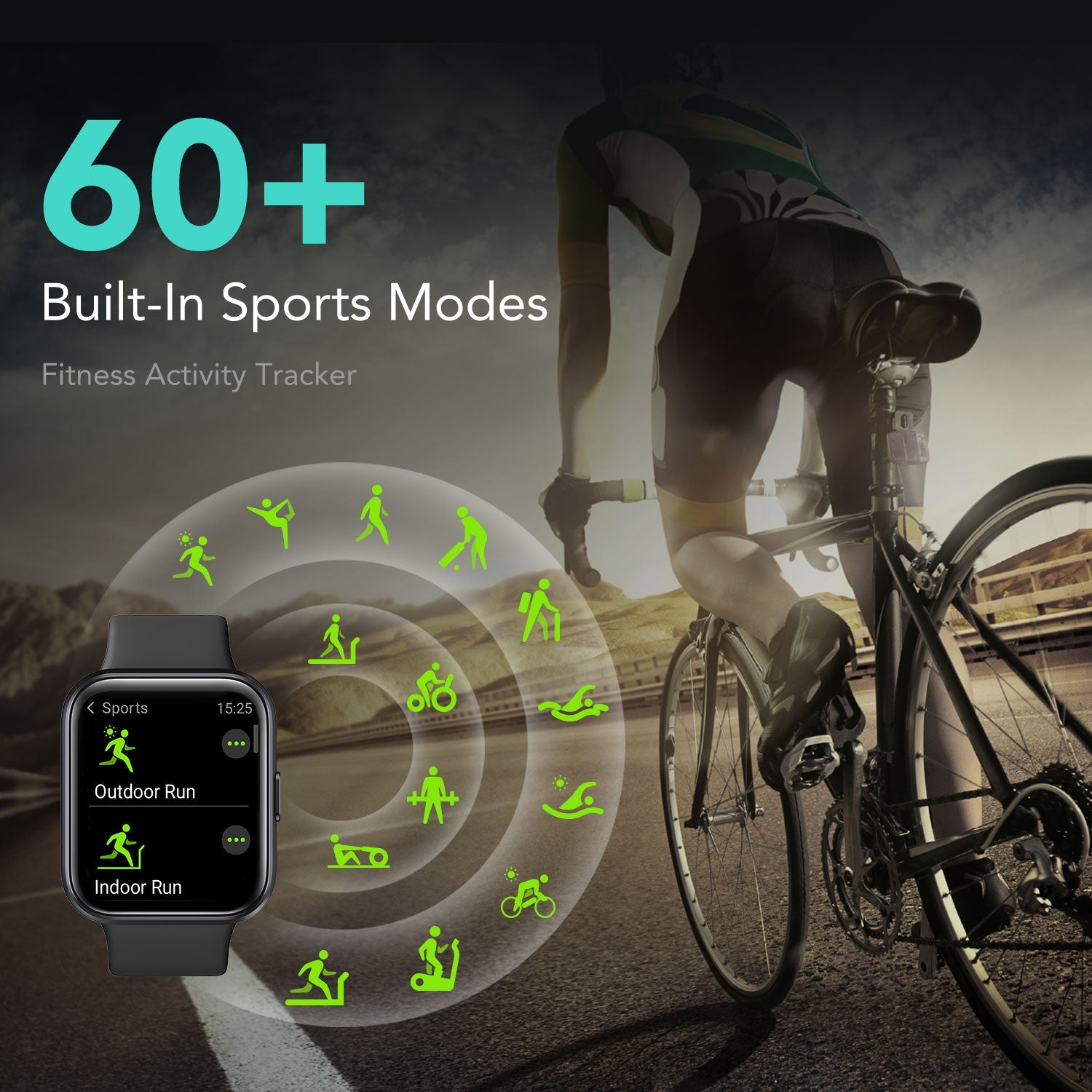 Smart Watch Fitness Tracker Waterproof Compatible with Motorola Phones